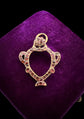 GEORGIAN FLAT CUT GARNET AMPHORA PENDANT
