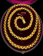 EARLY 19TH CENTURY PINCHBECK CHUNKY BELCHER CHAIN