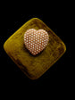 VICTORIAN PEARL PAVÉ HEART BROOCH
