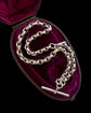 ANTIQUE SILVER FACETED BELCHER ALBERT CHAIN