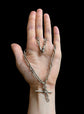 ANTIQUE SILVER PAPERCLIP ALBERT CHAIN