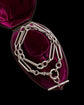 VICTORIAN SILVER PAPERCLIP ALBERT CHAIN
