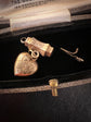 VICTORIAN 9CT GOLD HEART LOCKET CLASP