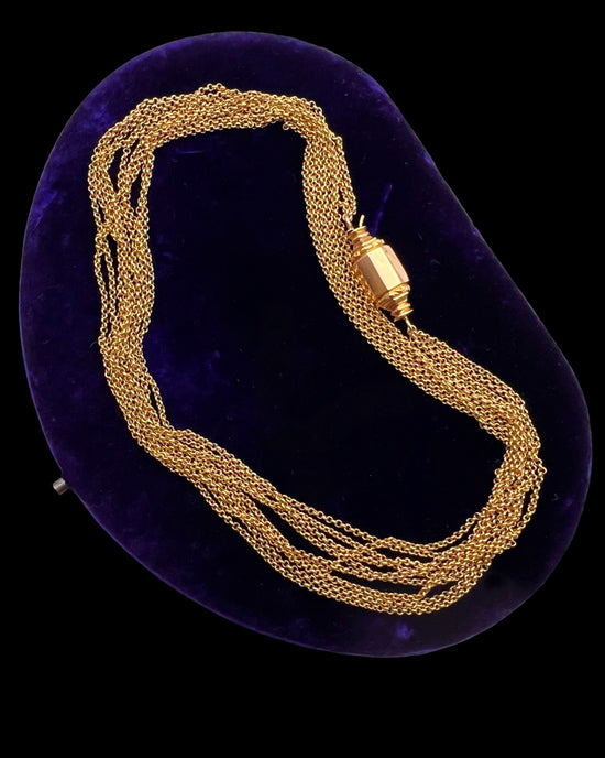 19TH CENTURY FRENCH 18CT GOLD CHAIN