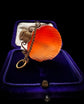 GEORGIAN CARNELIAN SHELL SCENT BOTTLE PENDANT