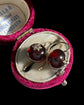 VICTORIAN GARNET & DIAMOND EARRINGS