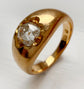 VICTORIAN DIAMOND & 18CT GOLD GYPSY RING