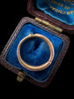 GEORGIAN 9CT GOLD SNAKE OUROBOROS SPLIT RING