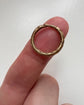 EARLY 19TH CENTURY OUROBOROS SPLIT RING