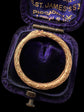 GEORGIAN LARGE 15CT GOLD OUROBOROS SPLIT RING