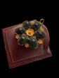 VICTORIAN SCARAB BEETLE & 15CT GOLD PENDANT