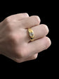 VICTORIAN DIAMOND & 18CT GOLD GYPSY RING