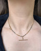 ANTIQUE BI-COLOUR 9CT GOLD & PLATINUM ALBERT CHAIN