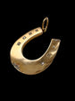 VICTORIAN 18CT GOLD & DIAMOND HORSESHOE PENDANT