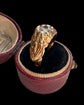 ART NOUVEAU 18CT GOLD & DIAMOND RING