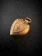 GEORGIAN REGENCY 18CT GOLD HEART PENDANT