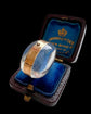 VICTORIAN ROCK CRYSTAL & 9CT GOLD ‘POOL OF LIGHT’ / ORB PENDANT