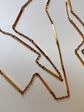 ANTIQUE 15CT GOLD BAR LINK CHAIN