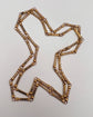 EARLY 19TH CENTURY 18CT GOLD & SWISS ENAMEL CHAIN