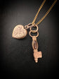 VICTORIAN 15CT GOLD HEART PENDANT