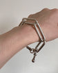 VICTORIAN SUPER CHUNKY PAPERCLIP BRACELET / CHAIN EXTENDER