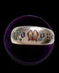 ANTIQUE SILVER & ENAMEL ‘I ASK NO MORE’ RING