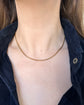 ANTIQUE 15CT GOLD BRAZILIAN / SNAKE LINK CHAIN