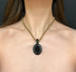 VICTORIAN WHITBY JET STAR PENDANT