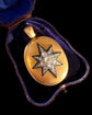 HUGE VICTORIAN DIAMOND STAR LOCKET