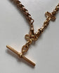 ANTIQUE 18CT GOLD CHUNKY T-BAR & EXTENDER