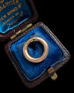 ANTIQUE 9CT GOLD PLATED PUSH BOLT