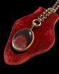 VICTORIAN LARGE ROCK CRYSTAL & 18CT GOLD PENDANT