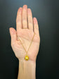 VICTORIAN 18CT GOLD & DIAMOND ORB LOCKET