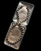 VICTORIAN LARGE SCALE SILVER BEAD NECKLACE