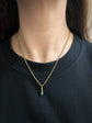 LATE VICTORIAN GREEN ENAMAL & 18CT GOLD DOG CLIP
