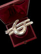 VICTORIAN CHUNKY SILVER HORSESHOE BANGLE