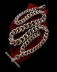 ANTIQUE CHUNKY SILVER CURB CHAIN