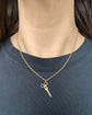 VINTAGE 9CT GOLD MINI SCISSORS PENDANT