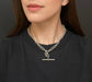 ANTIQUE SILVER PAPERCLIP ALBERT CHAIN