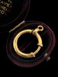 LARGE 18CT GOLD VICTORIAN BOLT RING