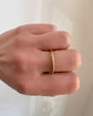 GEORGIAN 12CT GOLD SPLIT RING