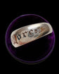 ANTIQUE SILVER & ENAMEL ‘I ASK NO MORE’ RING