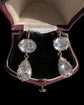 EARLY 19TH CENTURY DOUBLE PASTE DROP EARINGS