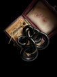 VICTORIAN JET CHAIN EARRINGS