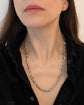 ANTIQUE SILVER TWIST LINK CHAIN