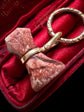 ANTIQUE DOUBLE FOB AGATE PENDANT