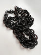 VICTORIAN WHITBY JET BELCHER CHAIN NECKLACE