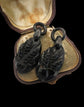 VICTORIAN WHITBY JET EARRINGS
