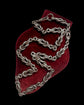 CHUNKY VINTAGE SILVER LOVERS KNOT CHAIN
