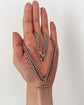 ANTIQUE SILVER SNAKE LINK ALBERT CHAIN
